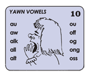 yawn vowels